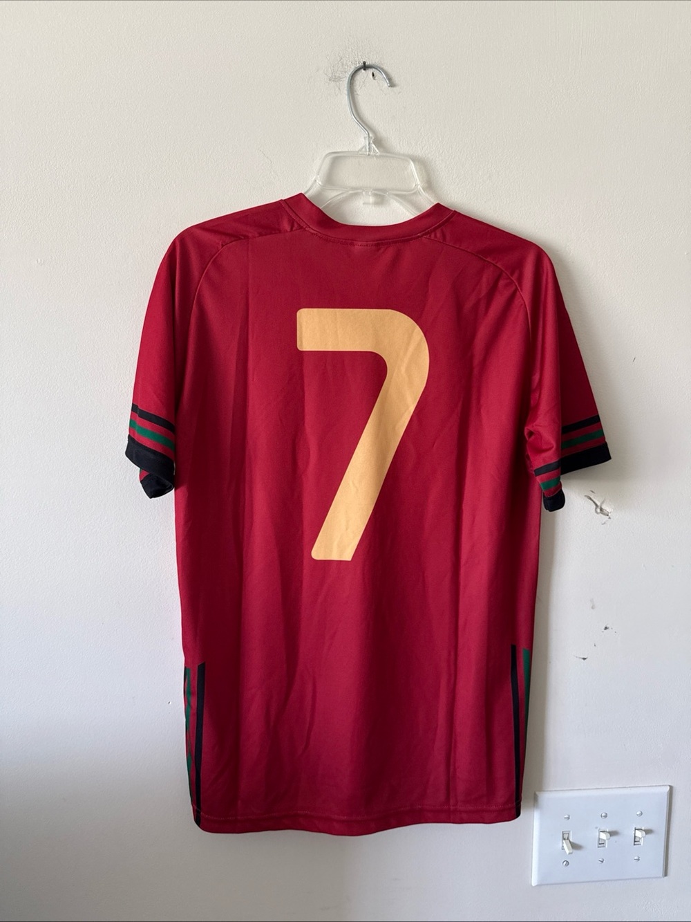 Men’s Vintage Portugal Cristiano Ronaldo #7 Soccer Jersey Sz S - NWT RARE - Picture 5 of 5